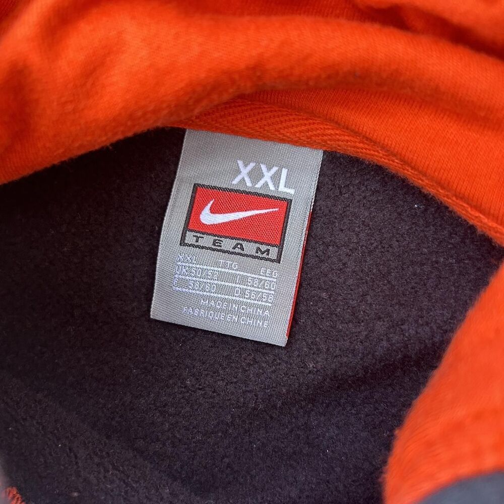 Vintage Y2K Nike Oregon St. Beavers Center Swoosh Hoodie Boxy Oversized Size XL - Picture 7 of 8